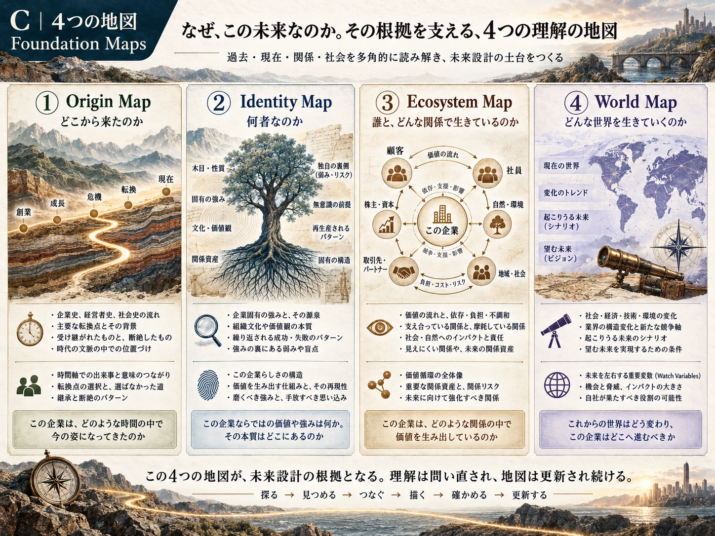 4つの地図 / Foundation Maps